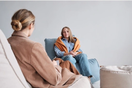 a therapist and her patient