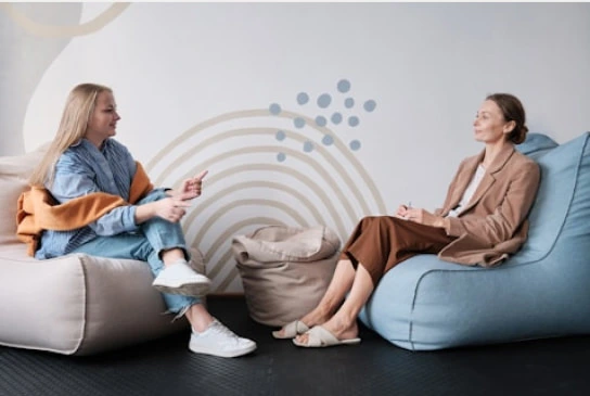 a therapist and her patient